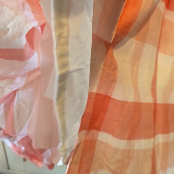 Alex Marie Pink and White Plaid Midi Dress - Picture 7 of 13